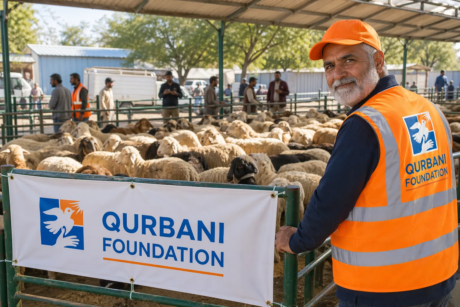 Qurbani Foundation — global Qurbani and Udhiyah service feeding families in need on Eid al-Adha